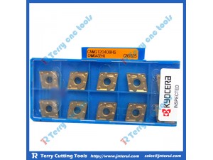 Place of Origin: Japan 
Brand Name: Kyocera 
Model Number: All model 
Material: Hard Alloy 
Usage: Thread Turning Tool 
Hardness: 60-350 
Coating: PVD/CVD 
Model: CNMG120408HS CA5525
Grade: CA5525
Price: More competitive 
Delivery: Within 3-5 da