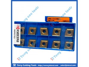Place of Origin: Japan 
Brand Name: Kyocera 
Model Number: All model 
Material: Hard Alloy 
Usage: Thread Turning Tool 
Hardness: 60-350 
Coating: PVD/CVD 
Model: CNMG120408MU CA6515
Grade: CA6515
Price: More competitive 
Delivery: Within 3-5 da