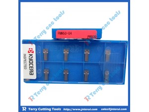 Place of Origin: Japan 
Brand Name: Kyocera 
Model Number: All model 
Material: Hard Alloy 
Usage: Thread Turning Tool 
Hardness: 60-350 
Coating: PVD/CVD 
Model: FMM50-04 PR930 
Grade: PR930 
Price: More competitive 
Delivery: Within 3-5 days 
