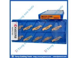 Place of Origin: Japan 
Brand Name: Kyocera 
Model Number: All model 
Material: Hard Alloy 
Usage: Thread Turning Tool 
Hardness: 60-350 
Coating: PVD/CVD 
Model: GMG2520-030MG CR9025 
Grade: CR9025 
Price: More competitive 
Delivery: Within 3-5