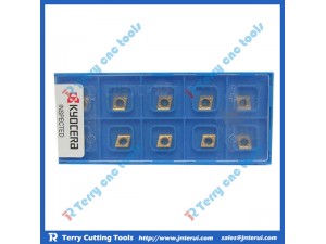 Place of Origin: Japan 
Brand Name: Kyocera 
Model Number: All model 
Material: Hard Alloy 
Usage: Thread Turning Tool 
Hardness: 60-350 
Coating: PVD/CVD 
Model: CCMT060204HQ PV7020 
Grade: PV7020 
Price: More competitive 
Delivery: Within 3-5 