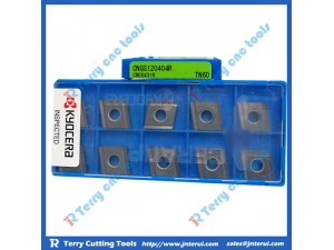 Place of Origin: Japan 
Brand Name: Kyocera 
Model Number: All model 
Material: Hard Alloy 
Usage: Thread Turning Tool 
Hardness: 60-350 
Coating: Tin coating 
Price: More competitive 
Delivery time: Within a week 
