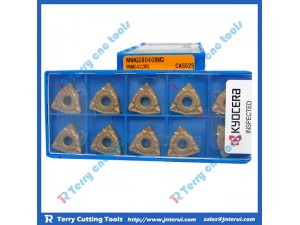 Place of Origin: Japan 
Brand Name: Kyocera 
Model Number: All 
Material: Hard Alloy 
Usage: Internal Turning Tool 
Hardness: 60-350 
Coating: PVD/CVD 
Model: WNMG080408-XQ CA5515 
Grade: CA5515 
Delivery: Within 3-5 days 
Package: Original plas